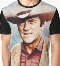 James Arness, Vintage Hollywood Legend Graphic T-Shirt
