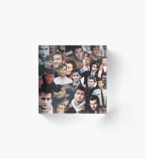 David Tennant Collage Acrylic Block