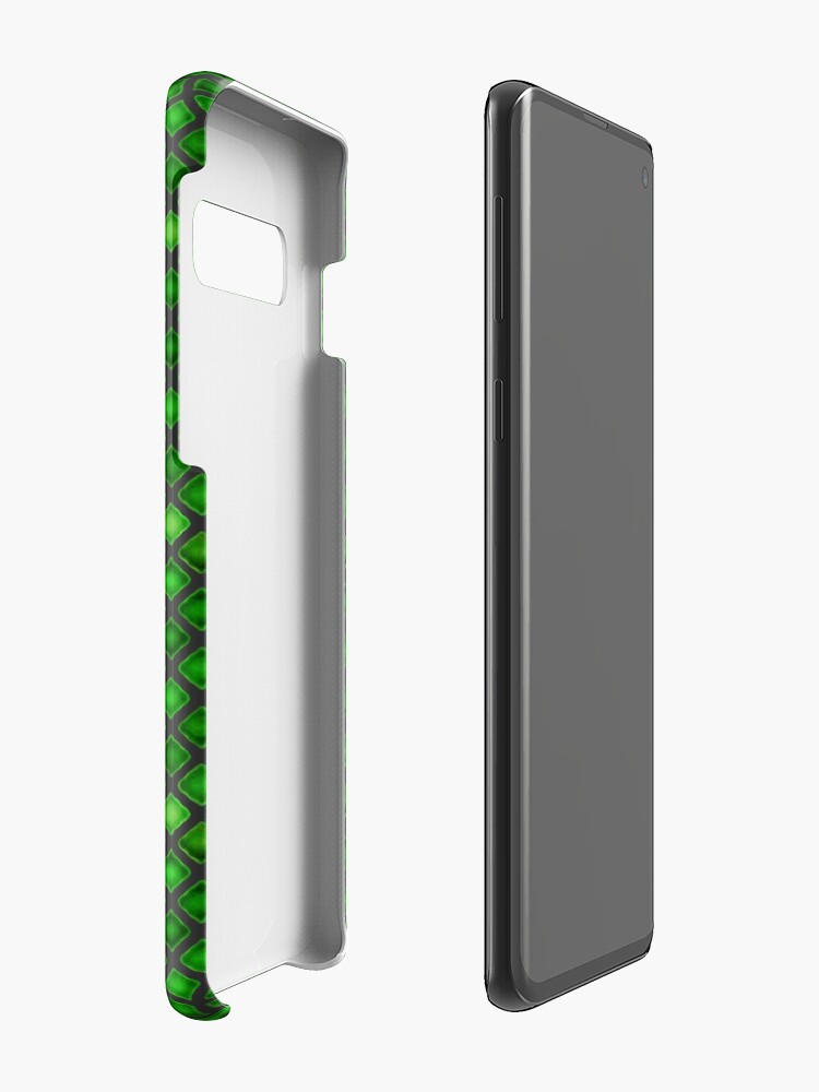 Alternate view of Green Tile Case & Skin for Samsung Galaxy