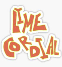 lime cordial Sticker