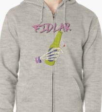 Fidlar Bier und Tabak Hoodie mit Reißverschluss