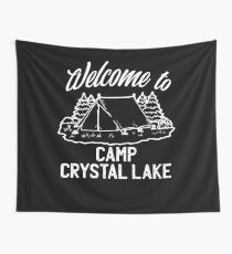 Welcome to Camp Crystal Lake Friday the 13th Jason Wall Tapestry