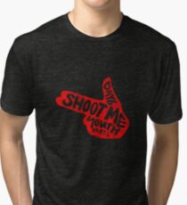 SHOOT ME DAY6 - RED Tri-blend T-Shirt