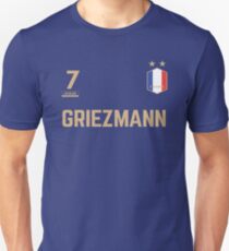 Camiseta unisex Antoine Griezmann 7 • Camiseta de la Copa del Mundo ID G-1