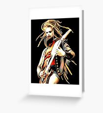 Glory To Our King Greeting Card
