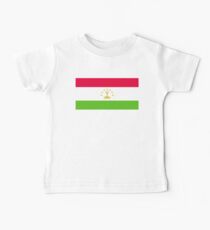 Camiseta para bebés Bandera de Tayikistán: ¡Muestra tu amor por Tayikistán!