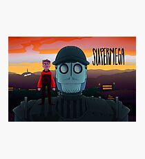 SuperMega x Iron Giant Poster Photographic Print