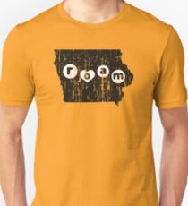 ROAM IOWA - POPULAR DISTRESSED STATE DESIGN Unisex T-Shirt