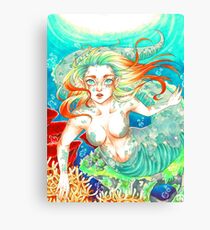 Rainbow Mermaid Canvas Print