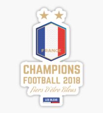 France Champion Du Monde 2018 • Les Bleus • Football World Cup Champion 2018 ID 2-2 Sticker