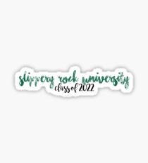 slippery rock university class of 2022 Sticker