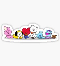 Chilling BT21 Sticker