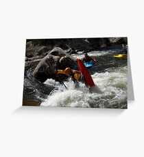 Kayak Nose Stand - Australia Greeting Card