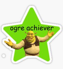 shrek pun Sticker