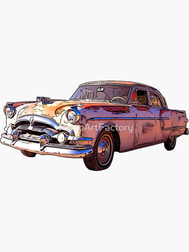 Vintage Packard Caribbean 1953 by RetroArtFactory