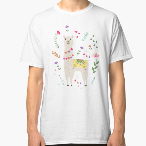Festive Llama Classic T-Shirt