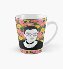 Ruth bader Ginsburg Floral Tall Mug