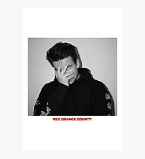 REX ORANGE COUNTY Photographic Print