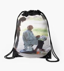 Artist at work Drawstring Bag
