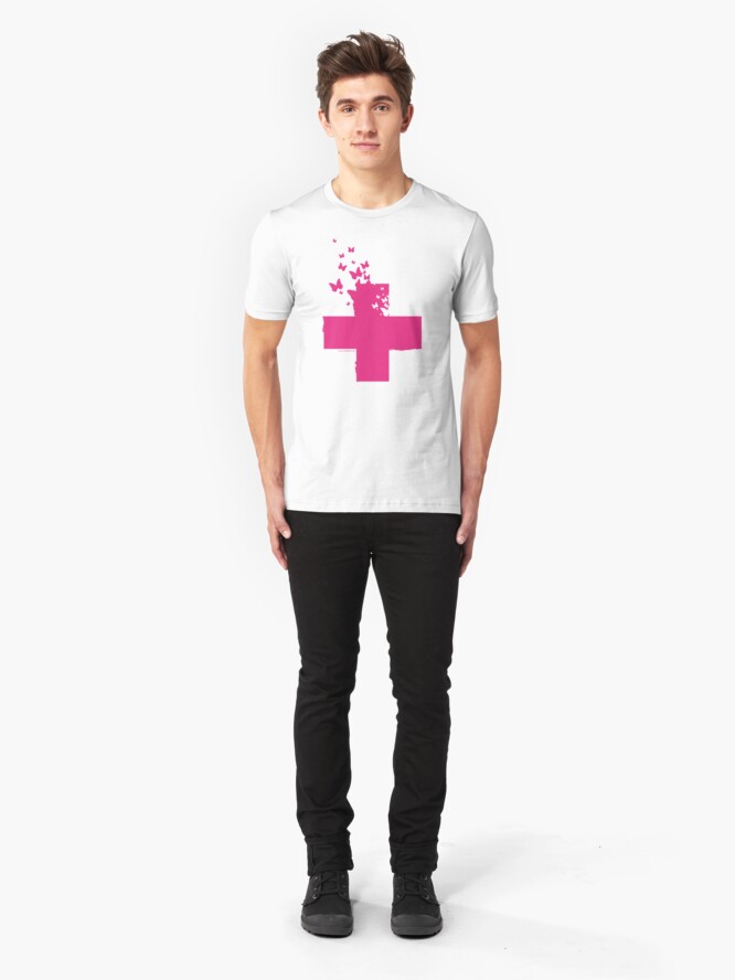 Alternate view of Rescue Pink /// Slim Fit T-Shirt