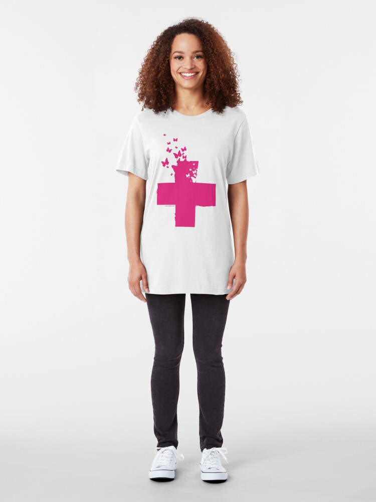 Alternate view of Rescue Pink /// Slim Fit T-Shirt