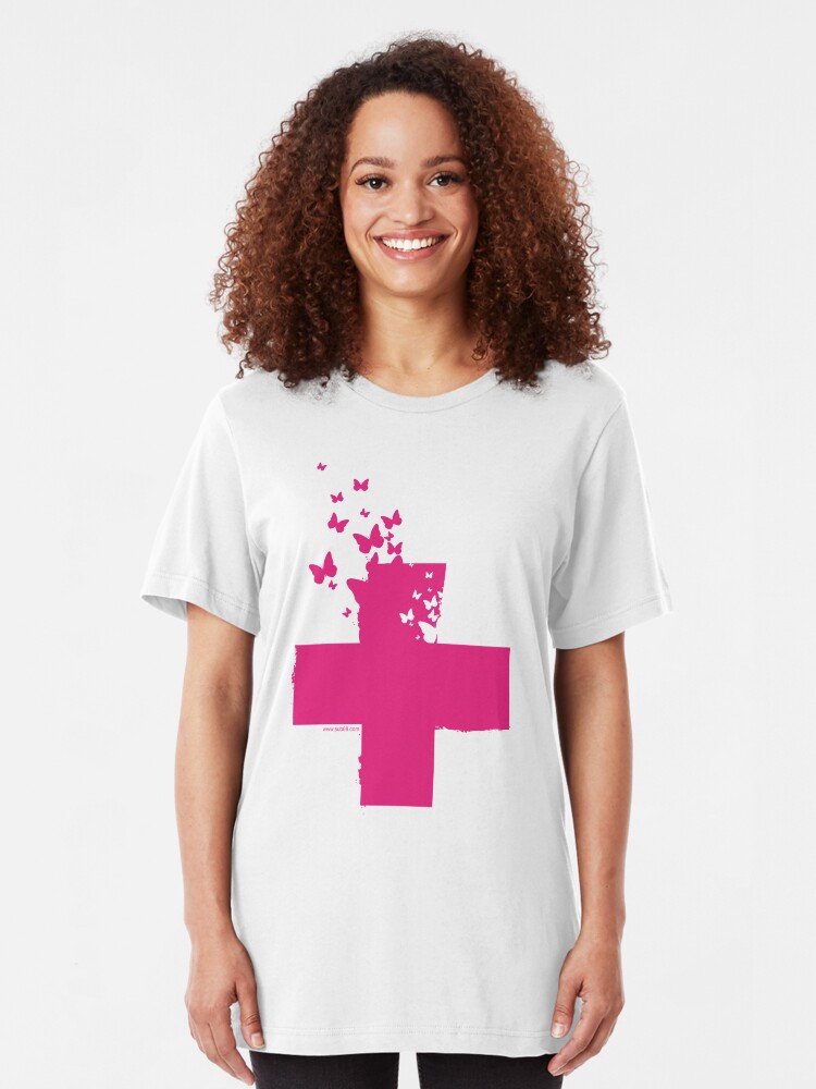 Alternate view of Rescue Pink /// Slim Fit T-Shirt