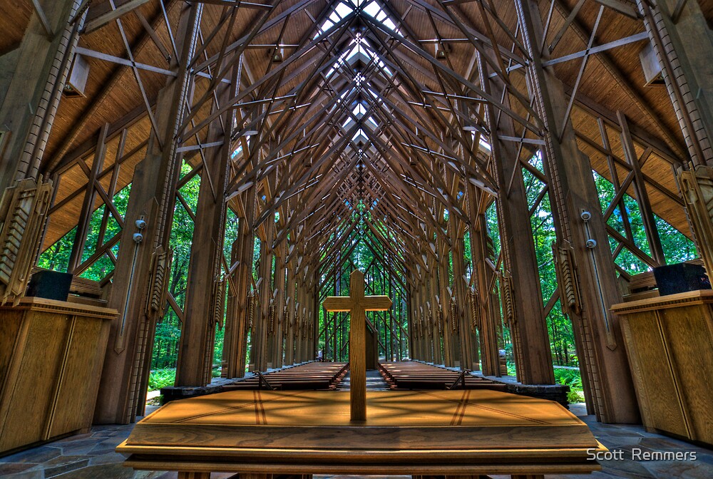 "Chapel in the Woods" by Scott Remmers Redbubble