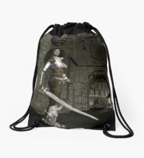 Eleanor of Aquitaine Drawstring Bag
