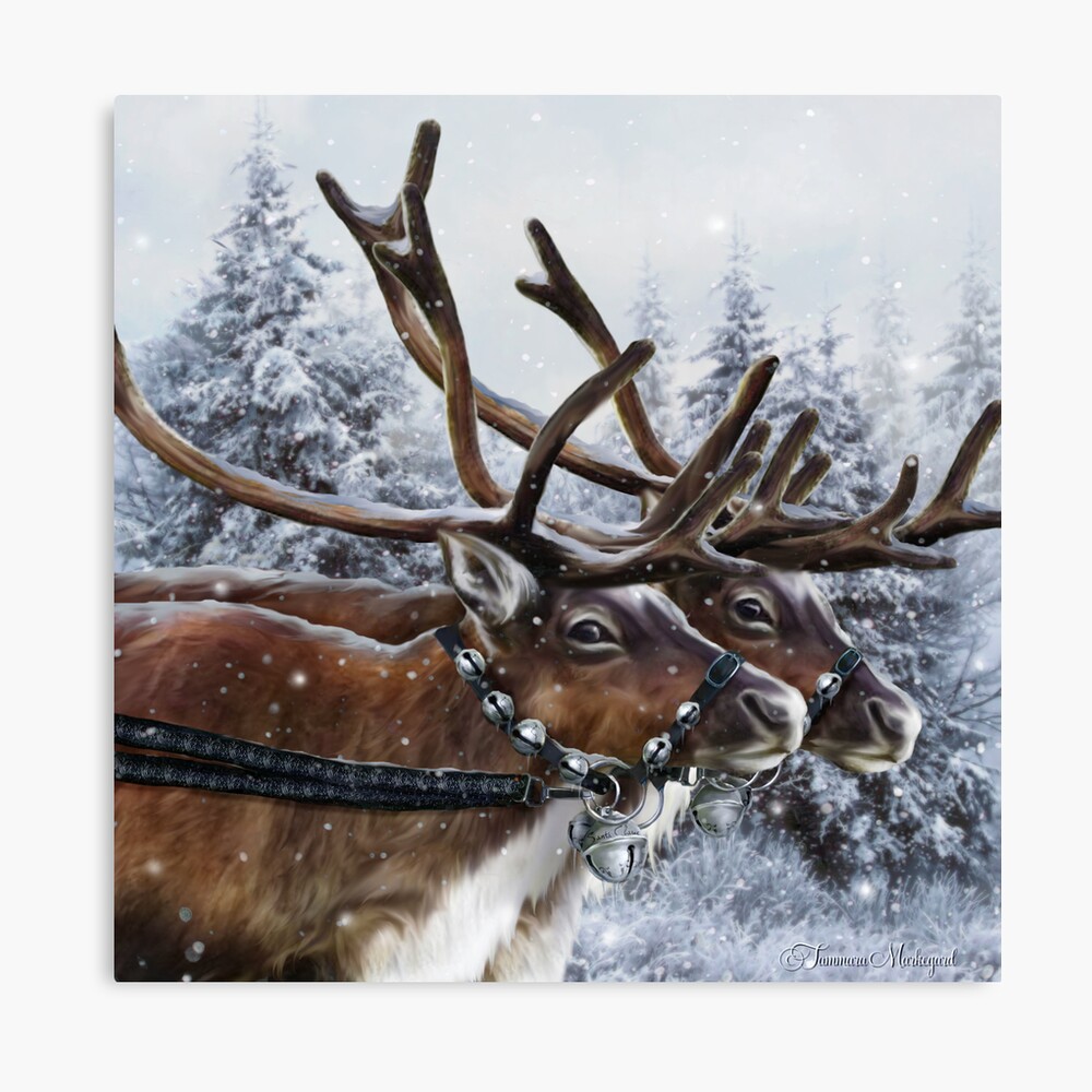 The Christmas Ride Canvas Print