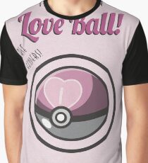 Retro Love Ball Graphic T-Shirt