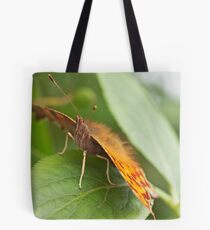 Front View Comma Butterfly Tote Bag