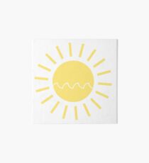 Sonne mit einer Welle Galeriedruck