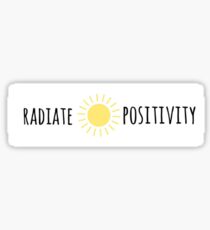 Radiate Positivity Sticker