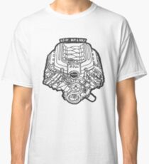 Ford Mustang GT 5.0 V8 Engine Classic T-Shirt