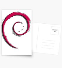 Debian Logo Postcards