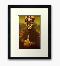 Monalich - Papa Emeritus Crossover Gerahmtes Wandbild