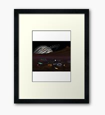 Moonbase Framed Print