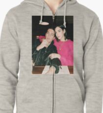 dua lipa Zipped Hoodie