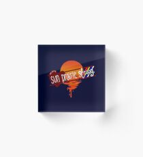 S.U.N.P.R.A.I.R.I.E. S.T.R.O.N.G Acrylic Block