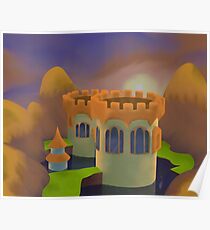 Evening Lake Poster