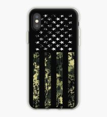 Camo American Flag iPhone Case