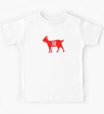 Ziege Brady Nummer 12 Kinder T-Shirt