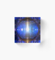Backlit Spheres III Acrylic Block