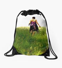 Fashion shoot Drawstring Bag
