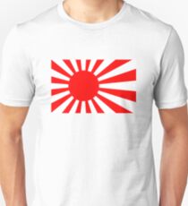 Rising Sun Flagge von Japan Unisex T-Shirt