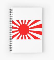 Rising Sun Flagge von Japan Spiralblock