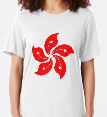 Blume von Hong Kong Slim Fit T-Shirt