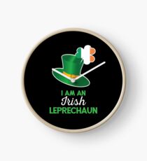 Irish St Patricks Day Leprechaun Clock
