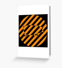 Pig logo Greeting Card