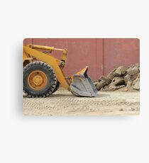 Blade of a Heavy Loader Canvas Print